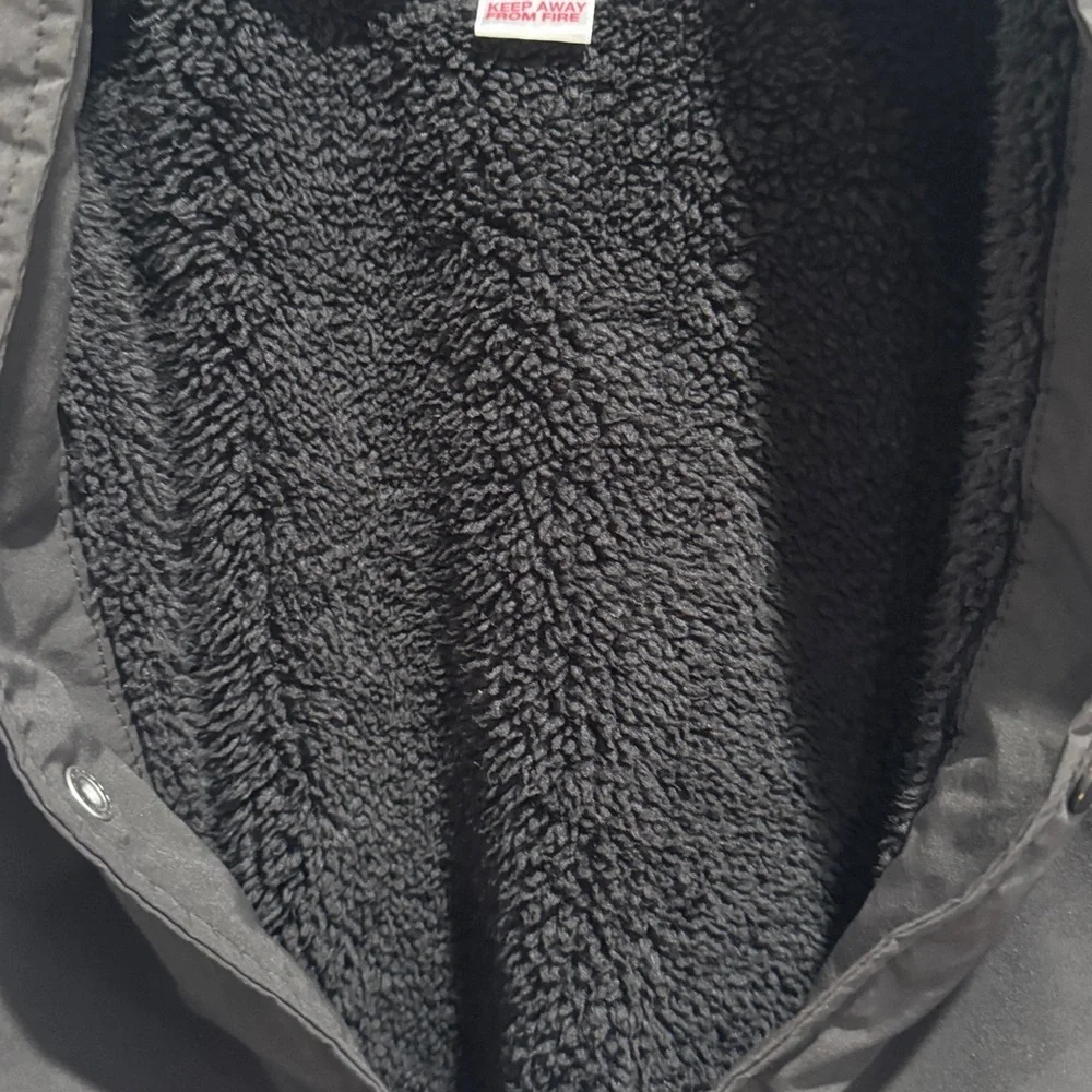 Zara Kids Black and Cream Varsity Jacket